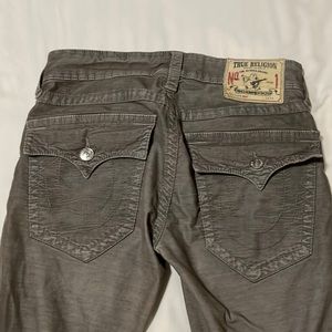 True religion corduroy jeans excellent condition